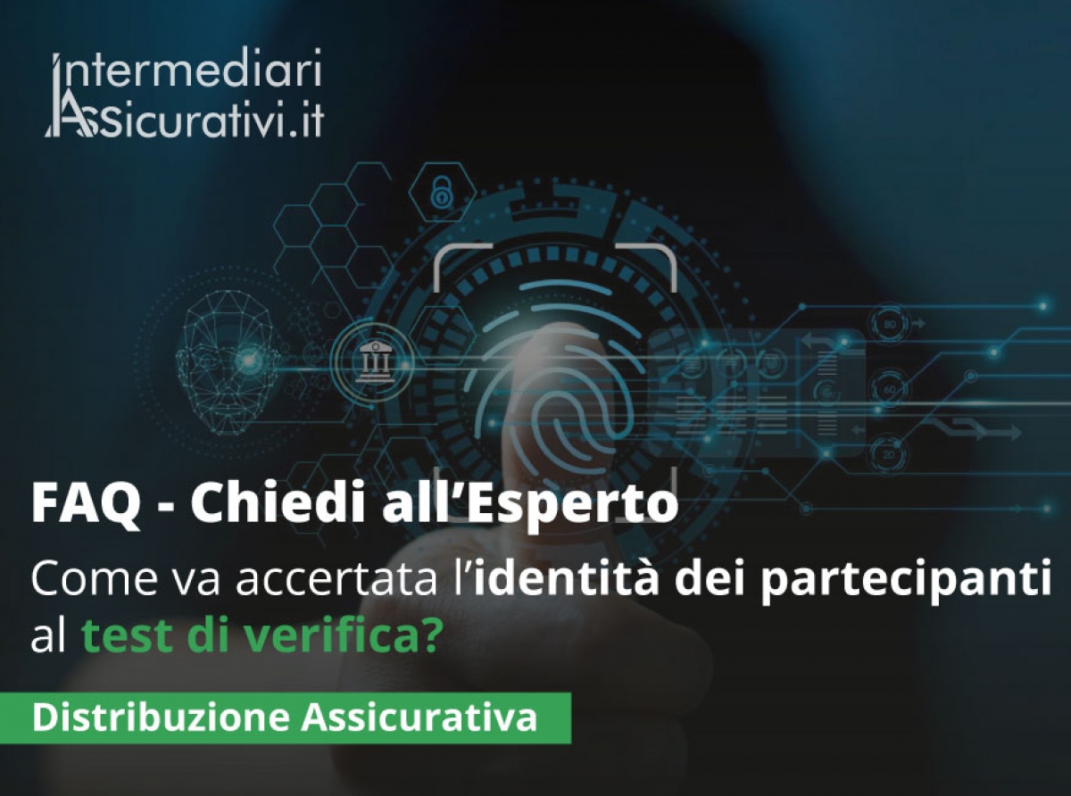 Come va accertata l’identità dei partecipanti al test di verifica?